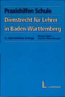 Buchcover Dienstrecht für Lehrer in Baden-Württemberg