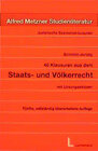 Buchcover 40 Klausuren aus dem Staats- und Völkerrecht