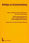 Buchcover Schulprogramm Gewaltprävention