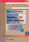 Buchcover Internet für Public Relations