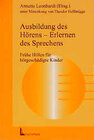 Buchcover Ausbildung des Hörens - Erlernen des Sprechens