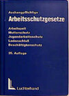 Buchcover Arbeitsschutzgesetze