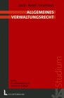 Buchcover Allgemeines Verwaltungsrecht