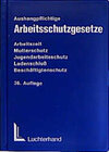 Buchcover Arbeitsschutzgesetze