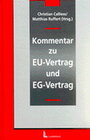 Buchcover Kommentar zu EU-Vertrag und EG-Vertrag