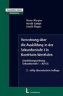 Buchcover Verordnung über die Ausbildung in der Sekundarstufe I in Nordrhein-Westfalen