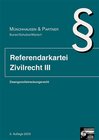 Buchcover Referendarkartei Zivilrecht III