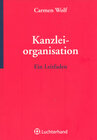 Buchcover Kanzleiorganisation