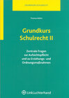 Buchcover Grundkurs Schulrecht II