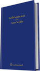 Buchcover Gedächtnisschrift für Horst Sendler