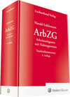 Buchcover ArbZG - Arbeitszeitgesetz mit Nebengesetzen