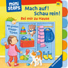 Buchcover ministeps: Mach auf! Schau rein! Bei mir zu Hause