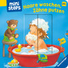 Buchcover ministeps: Haare waschen, Zähne putzen