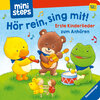 Buchcover ministeps: Hör rein, sing mit! Erste Kinderlieder zum Anhören: Soundbuch ab 1 Jahr, Spielbuch, Bilderbuch