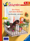 Buchcover Ein Pony auf dem Balkon - Leserabe 1. Klasse - Erstlesebuch für Kinder ab 6 Jahren