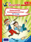 Buchcover Rabenstarke Erstlesegeschichten für Jungs - Leserabe 1. Klasse - Erstlesebuch für Kinder ab 6 Jahren