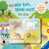 Buchcover Hör hin, spiel mit! Mein Puzzle-Soundbuch: Im Zoo