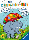 Buchcover Ravensburger Mein Kindergarten-Block - Farben, Formen, Logik- Rätselspaß für Kindergartenkinder ab 5 Jahren - Förderung 