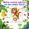 Buchcover Meine ersten Wörter von den wilden Tieren - Sprechen lernen mit großen Schiebern und Sachwissen für Kinder ab 12 Monaten