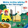 Buchcover Meine ersten Wörter von den Fahrzeugen - Sprechen lernen mit großen Schiebern und Sachwissen für Kinder ab 12 Monaten