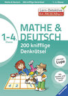 Buchcover 200 knifflige Denkrätsel Mathe & Deutsch 1. - 4. Klasse