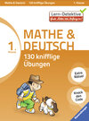 Buchcover Mathe und Deutsch: 130 knifflige Übungen (1. Klasse)