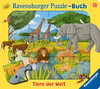 Buchcover Ravensburger Puzzle-Buch: Tiere der Welt - Kinderbuch ab 3 Jahren, Puzzle mit 12 Teilen, Spielbuch, Wimmelbuch, Pappbild