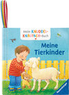 Buchcover Mein Knuddel-Knautsch-Buch: Meine Tierkinder; weiches Stoffbuch, waschbares Badebuch, Babyspielzeug ab 6 Monate