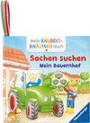 Buchcover Mein Knuddel-Knautsch-Buch: Sachen suchen. Bauernhof; weiches Stoffbuch, waschbares Badebuch, Babyspielzeug ab 6 Monate