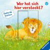 Buchcover Wer hat sich hier versteckt? Suche die Zootiere