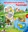 Buchcover Mein großes Puzzle-Spielbuch: Tierkinder