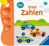 Buchcover Ravensburger Play+ flip&pop: Erste Zahlen (Mein allererstes Beißbuch), Baby-Buch ab 6 Monate