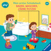 Buchcover Play+ Mein erstes Schiebebuch Baden, waschen, Zähne putzen - ab 18 Monate