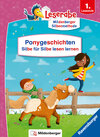 Buchcover Ponygeschichten – Silbe für Silbe lesen lernen - Leserabe ab 1. Klasse - Erstlesebuch für Kinder ab 6 Jahren