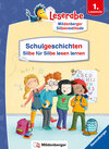 Buchcover Schulgeschichten – Silbe für Silbe lesen lernen - Leserabe ab 1. Klasse - Erstlesebuch für Kinder ab 6 Jahren