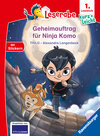 Buchcover Geheimauftrag für Ninja Komo - lesen lernen mit dem Leseraben - Erstlesebuch - Kinderbuch ab 6 Jahren - Lesenlernen 1. K