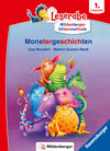 Buchcover Monstergeschichten - lesen lernen mit dem Leseraben - Erstlesebuch - Kinderbuch ab 6 Jahren mit Silbengeschichten zum Le