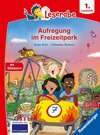 Buchcover Aufregung im Freizeitpark - Lesen lernen mit dem Leseraben - Erstlesebuch - Kinderbuch ab 6 Jahren - Lesenlernen 1. Klas