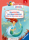 Buchcover Wundervolle Geschichten von Meermädchen - Silbe für Silbe lesen lernen - Leserabe 1. Klasse - Erstlesebuch für Mädchen a