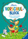 Buchcover Ravensburger Mein Vorschul-Block - Zahlen, Buchstaben, Konzentration - Rätselspaß für Vorschulkinder ab 5 Jahren - Vorbe