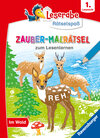 Buchcover Leserabe Rätselspaß Zauber-Malrätsel zum Lesenlernen: Im Wald (1. Lesestufe)