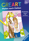 Buchcover Ravensburger CreArt Malen nach Zahlen ab 7: Pferdeträume, Großes Malbuch, 48 Motive