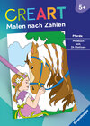 Buchcover Ravensburger CreArt Malen nach Zahlen ab 5: Pferde, Malbuch, 24 Motive