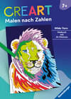 Buchcover Ravensburger CreArt Malen nach Zahlen ab 7: Wilde Tiere, Malbuch, 24 Motive