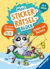 Buchcover Ravensburger: Mein Stickerrätselblock: Zahlen für Kinder ab 5 Jahren - spielerisch rechnen lernen mit lustigen Übungen u