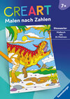 Buchcover Ravensburger CreArt Malen nach Zahlen ab 7: Dinosaurier, Malbuch, 24 Motive