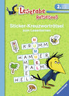Buchcover Leserabe: Sticker-Kreuzworträtsel zum Lesenlernen (2. Lesestufe), grün