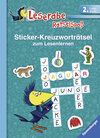 Buchcover Leserabe: Sticker-Kreuzworträtsel zum Lesenlernen (2. Lesestufe), türkis