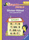 Buchcover Leserabe: Sticker-Rätsel zum Lesenlernen (3. Lesestufe)