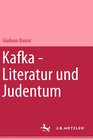 Buchcover Kafka - Literatur und Judentum